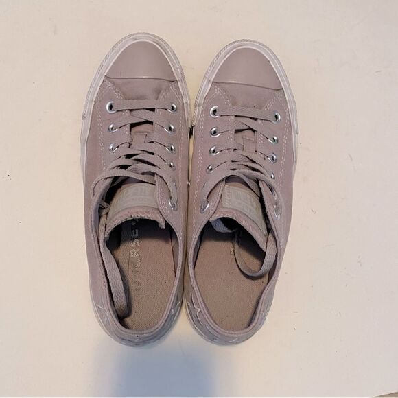 Converse Chuck Taylor low Top Dusty rose mauve stars sneakers women’s -7 - Picture 8 of 9